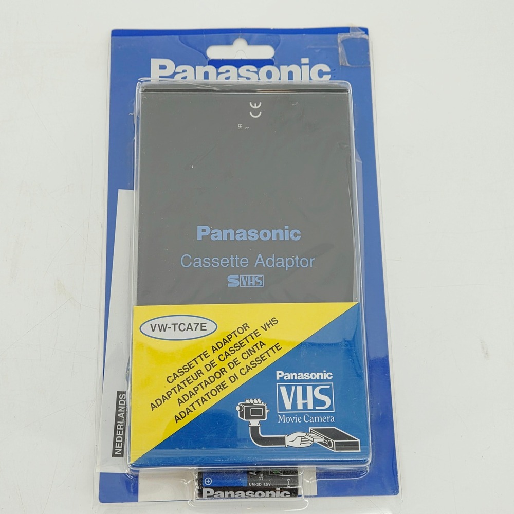 Panasonic VW-TCA7E VHS-C SVHS Cassette Adaptor Motorized Japan Made Rare New NIB